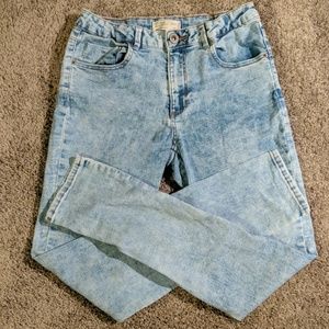 Denim jeans light wash zara